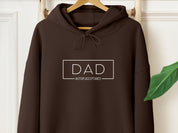 Autism Acceptance Dad Box Hoodie-Dark Chocolate-Neurodiversity, ADHD & Autism Awareness & Acceptance Hoodie by Daily Bloom