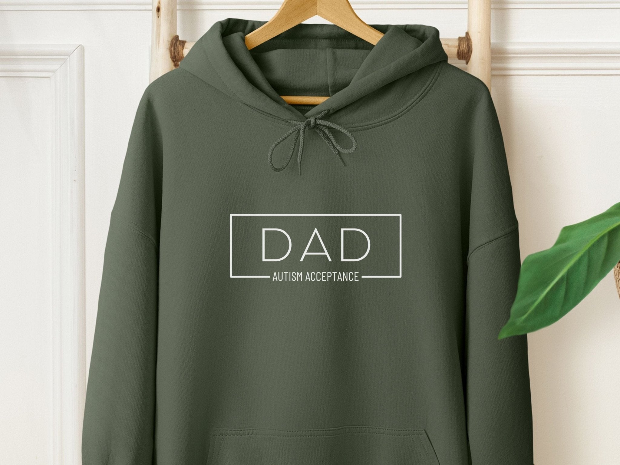 Autism Hoodie - Autism Acceptance Dad Box Hoodie - Daily Bloom