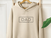 Autism Acceptance Dad Box Hoodie-Sand-Neurodiversity, ADHD & Autism Awareness & Acceptance Hoodie by Daily Bloom