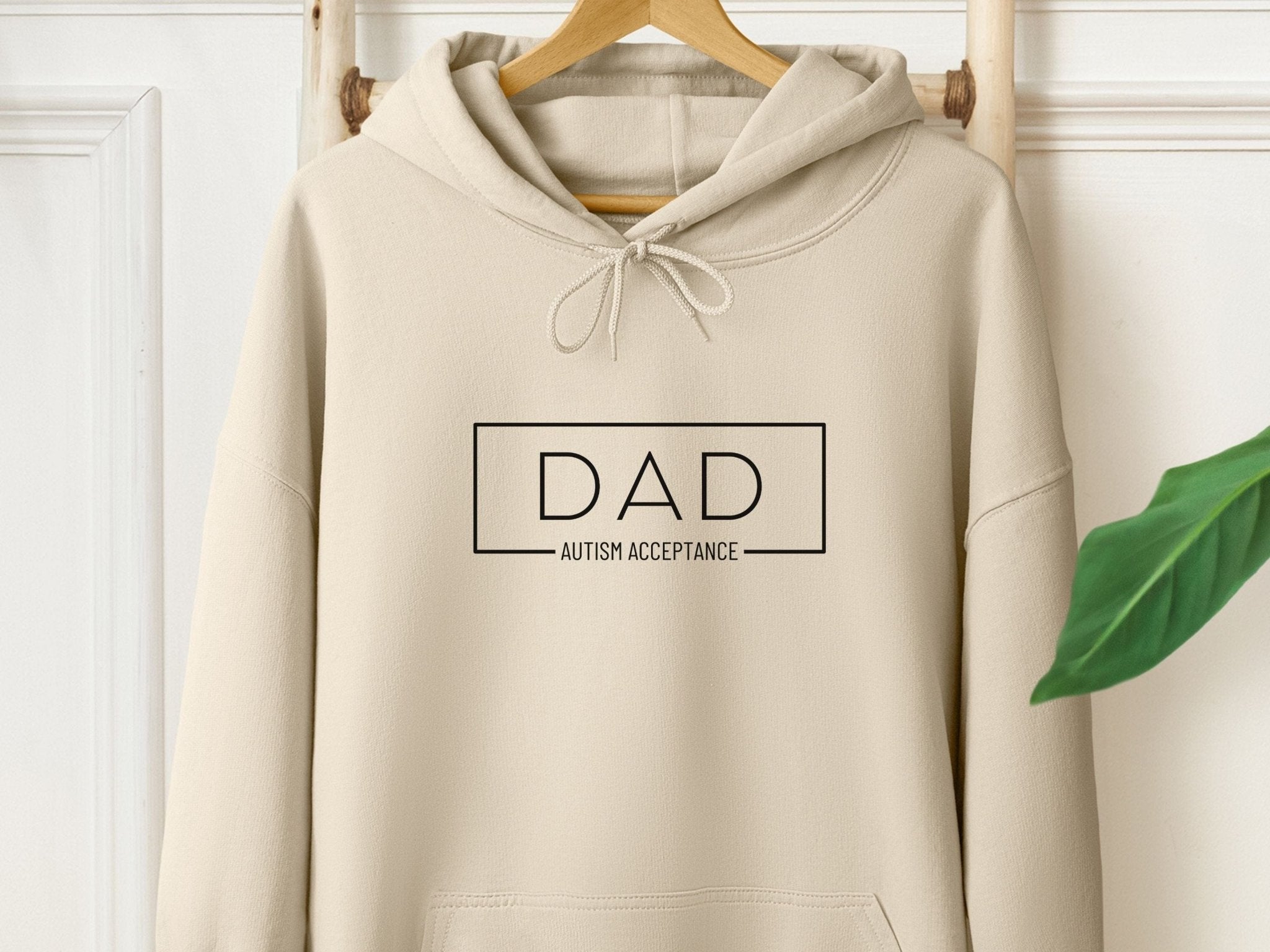 Autism Hoodie - Autism Acceptance Dad Box Hoodie - Daily Bloom