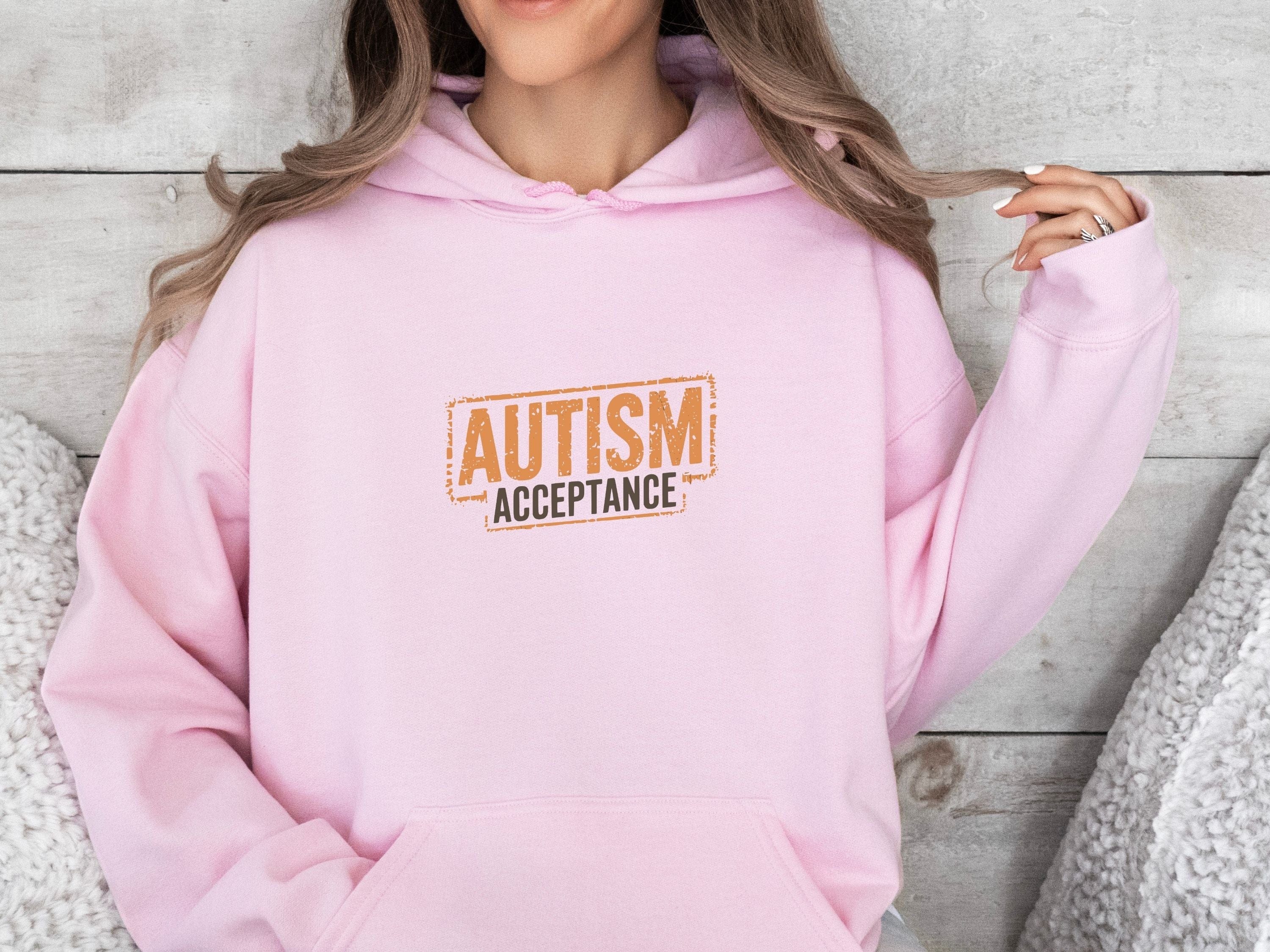 Autism Acceptance Graffiti Hoodie-Neurodiversity, ADHD & Autism Awareness & Acceptance Hoodie by Daily Bloom