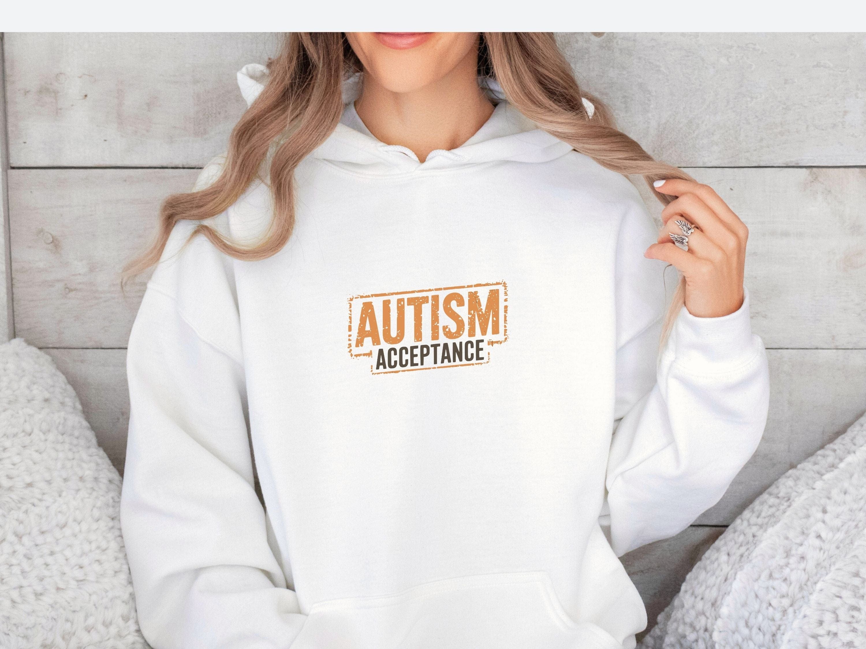 Autism Acceptance Graffiti Hoodie-Neurodiversity, ADHD & Autism Awareness & Acceptance Hoodie by Daily Bloom