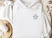 Autism Acceptance Mom Cross Hoodie-White-Neurodiversity, ADHD & Autism Awareness & Acceptance Hoodie by Daily Bloom