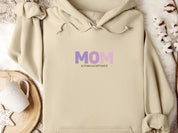 Autism Acceptance Mom Gradient Hoodie-Sand-Neurodiversity, ADHD & Autism Awareness & Acceptance Hoodie by Daily Bloom