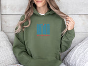 Autism Acceptance Retro Blue Hoodie-Neurodiversity, ADHD & Autism Awareness & Acceptance Hoodie by Daily Bloom