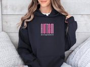 Autism Acceptance Retro Pink Hoodie-Neurodiversity, ADHD & Autism Awareness & Acceptance Hoodie by Daily Bloom