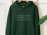 Autism Acceptance Uncle Box Hoodie-Forest Green-Neurodiversity, ADHD & Autism Awareness & Acceptance Hoodie by Daily Bloom