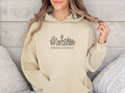 Autism Acceptance Wildflowers Outline Hoodie-Neurodiversity, ADHD & Autism Awareness & Acceptance Hoodie by Daily Bloom