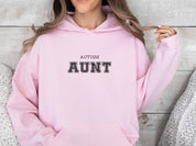 Autism Aunt Hoodie - Collegiate Edition-Neurodiversity, ADHD & Autism Awareness & Acceptance Hoodie by Daily Bloom