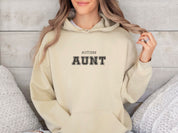 Autism Aunt Hoodie - Collegiate Edition-Neurodiversity, ADHD & Autism Awareness & Acceptance Hoodie by Daily Bloom