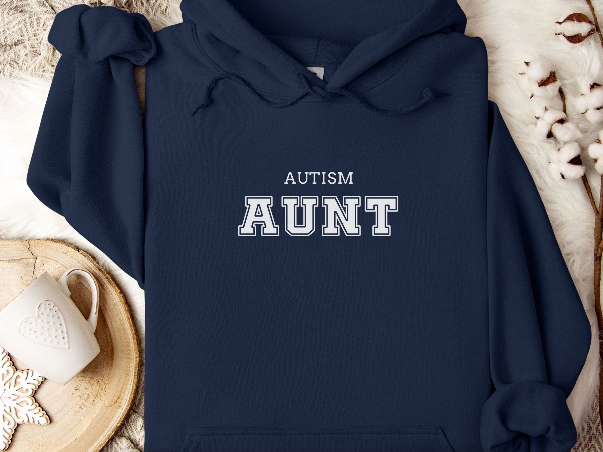 Autism Hoodie - Autism Aunt Hoodie - Collegiate Edition - Daily Bloom