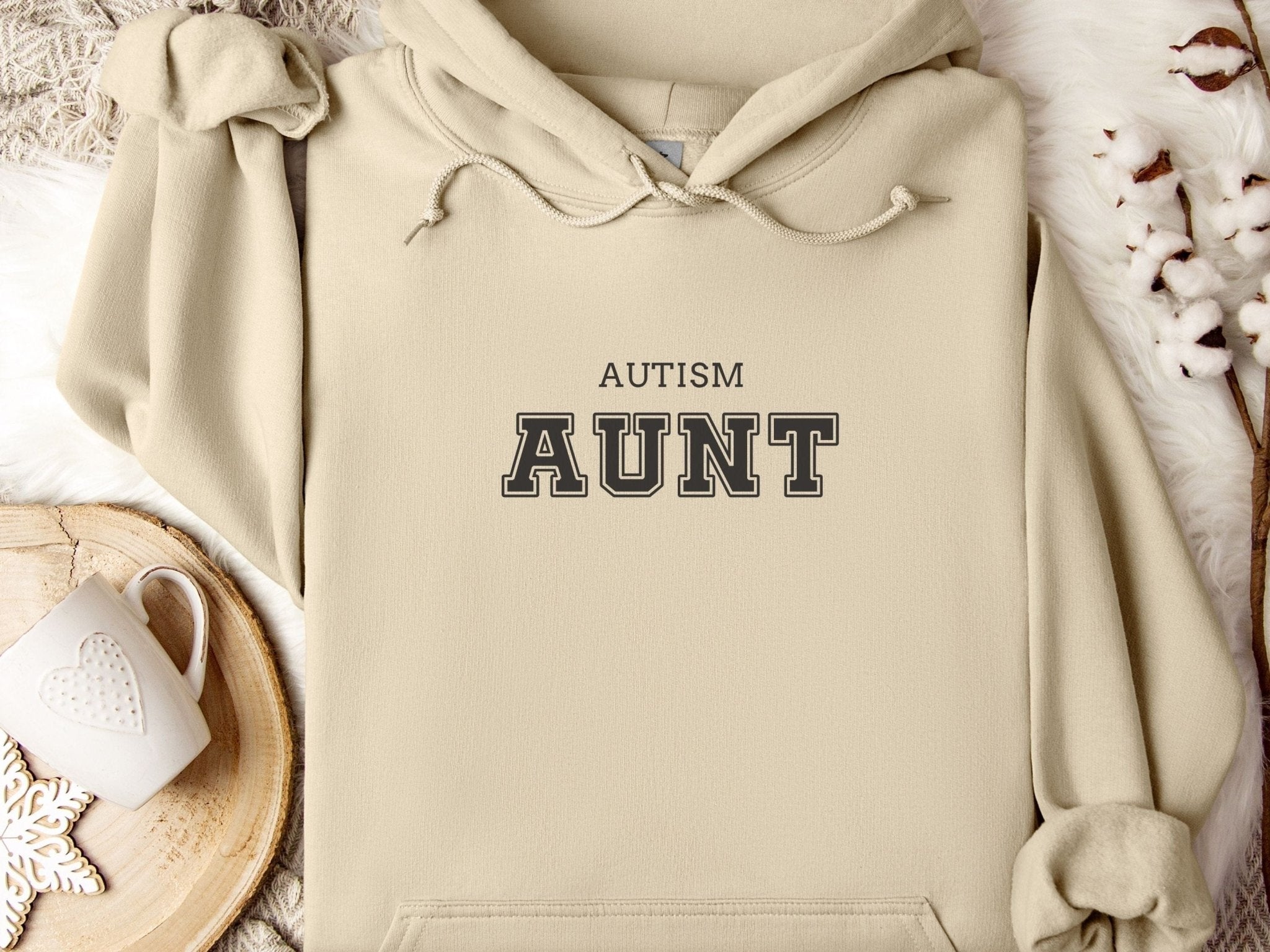 Autism Hoodie - Autism Aunt Hoodie - Collegiate Edition - Daily Bloom