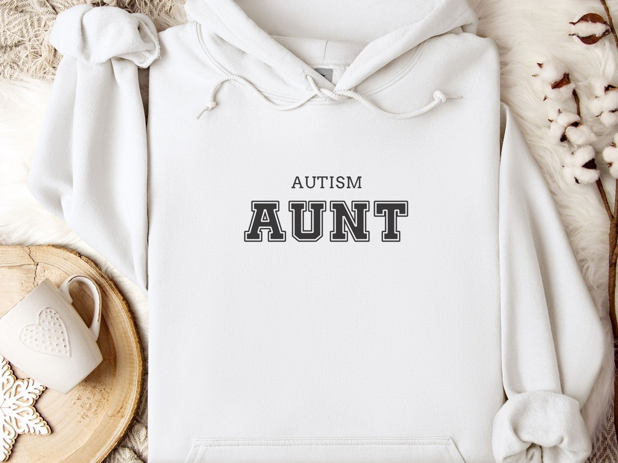 Autism Hoodie - Autism Aunt Hoodie - Collegiate Edition - Daily Bloom