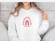 Autism Aunt Rainbow Hoodie-Neurodiversity, ADHD & Autism Awareness & Acceptance Hoodie by Daily Bloom