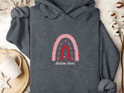 Autism Aunt Rainbow Hoodie-Dark Heather-Neurodiversity, ADHD & Autism Awareness & Acceptance Hoodie by Daily Bloom