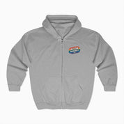 Autism Hoodie By Daily Bloom Autism Awareness 2025 - Brushstrokes of Awareness Zip Up Hoodie Sport Grey / S