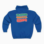 Autism Hoodie By Daily Bloom Autism Awareness 2025 - Celebrate Minds of All Kinds Zip Up Hoodie