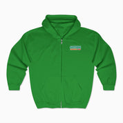 Autism Hoodie By Daily Bloom Autism Awareness 2025 - Celebrate Minds of All Kinds Zip Up Hoodie Irish Green / S