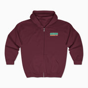 Autism Hoodie By Daily Bloom Autism Awareness 2025 - Celebrate Minds of All Kinds Zip Up Hoodie Maroon / S