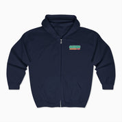 Autism Hoodie By Daily Bloom Autism Awareness 2025 - Celebrate Minds of All Kinds Zip Up Hoodie Navy / S