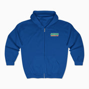 Autism Hoodie By Daily Bloom Autism Awareness 2025 - Celebrate Minds of All Kinds Zip Up Hoodie Royal / S