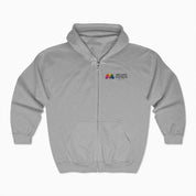 Autism Hoodie By Daily Bloom Autism Awareness 2025 - Spectrum in Bloom Zip Up Hoodie Sport Grey / S