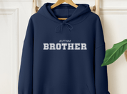 Autism Brother College Men's Hoodie-Navy-Neurodiversity, ADHD & Autism Awareness & Acceptance Hoodie by Daily Bloom