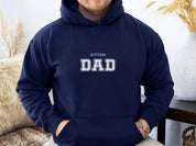 Autism Dad College Hoodie-Neurodiversity, ADHD & Autism Awareness & Acceptance Hoodie by Daily Bloom