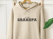 Autism Grandpa College Hoodie-Sand-Neurodiversity, ADHD & Autism Awareness & Acceptance Hoodie by Daily Bloom