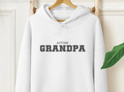Autism Grandpa College Hoodie-White-Neurodiversity, ADHD & Autism Awareness & Acceptance Hoodie by Daily Bloom