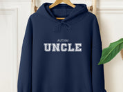 Autism Uncle College Hoodie-Navy-Neurodiversity, ADHD & Autism Awareness & Acceptance Hoodie by Daily Bloom