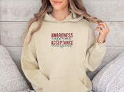 Awareness Informs Acceptance Transforms Hoodie-Neurodiversity, ADHD & Autism Awareness & Acceptance Hoodie by Daily Bloom