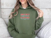 Awareness Informs Acceptance Transforms Hoodie-Neurodiversity, ADHD & Autism Awareness & Acceptance Hoodie by Daily Bloom