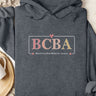 Autism Hoodie - BCBA Outline Heart & Floral Hoodie - Daily Bloom