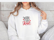 Be Kind Love Hearts Hoodie-Neurodiversity, ADHD & Autism Awareness & Acceptance Hoodie by Daily Bloom
