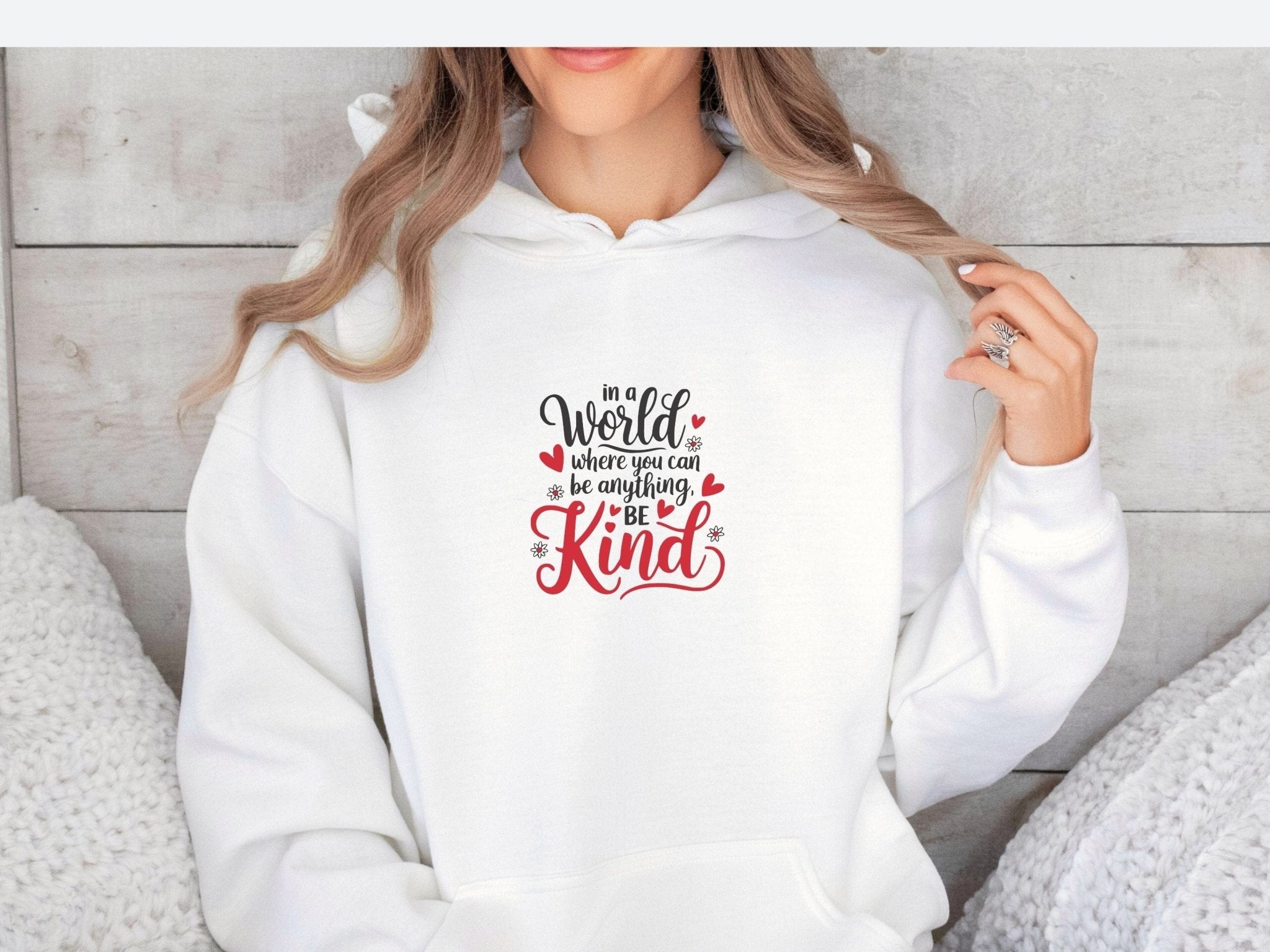 Autism Hoodie - Be Kind Love Hearts Hoodie - Daily Bloom