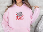 Be Kind Love Hearts Hoodie-Neurodiversity, ADHD & Autism Awareness & Acceptance Hoodie by Daily Bloom