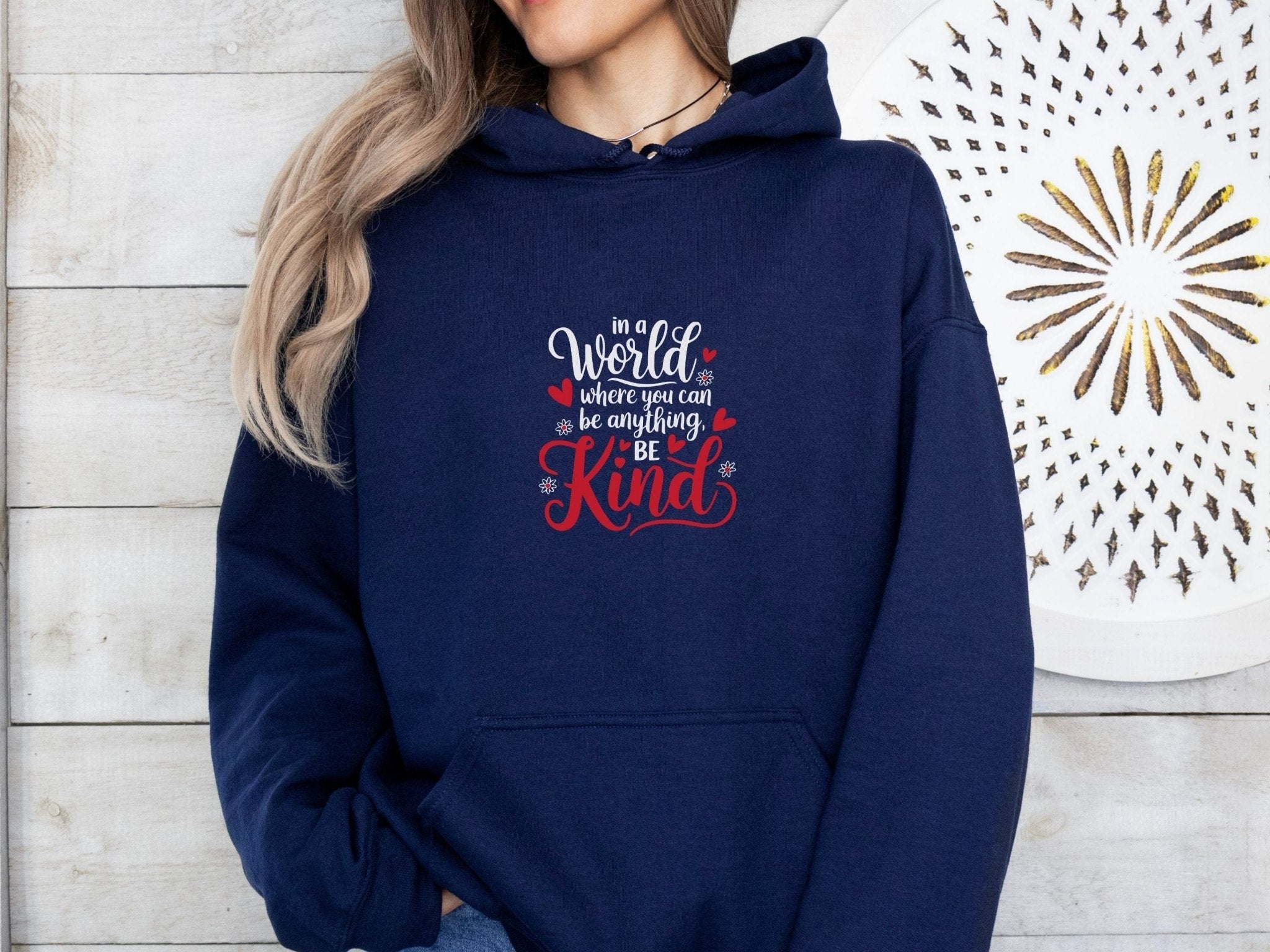 Autism Hoodie - Be Kind Love Hearts Hoodie - Daily Bloom