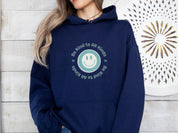 Be Kind to all Kinds Smiley Hoodie-Neurodiversity, ADHD & Autism Awareness & Acceptance Hoodie by Daily Bloom