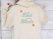 Be Kind to All Minds Hoodie-Neurodiversity, ADHD & Autism Awareness & Acceptance Hoodie by Daily Bloom