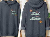 Be Kind to All Minds Hoodie-Dark Heather-Neurodiversity, ADHD & Autism Awareness & Acceptance Hoodie by Daily Bloom