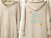Be Kind to All Minds Hoodie-Sand-Neurodiversity, ADHD & Autism Awareness & Acceptance Hoodie by Daily Bloom
