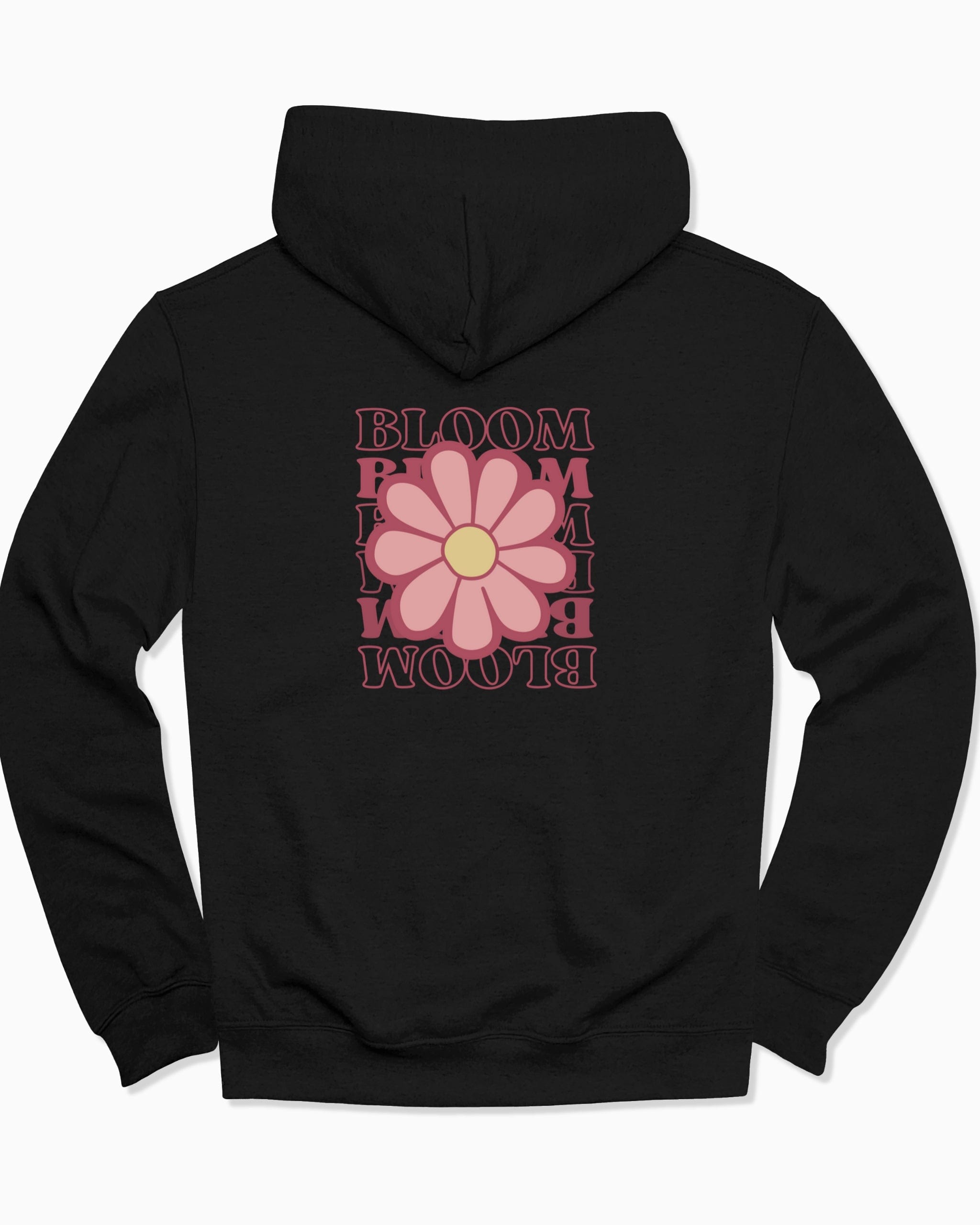 Bloom Daisy Hoodie-Black-Neurodiversity, ADHD & Autism Awareness & Acceptance Hoodie by Daily Bloom