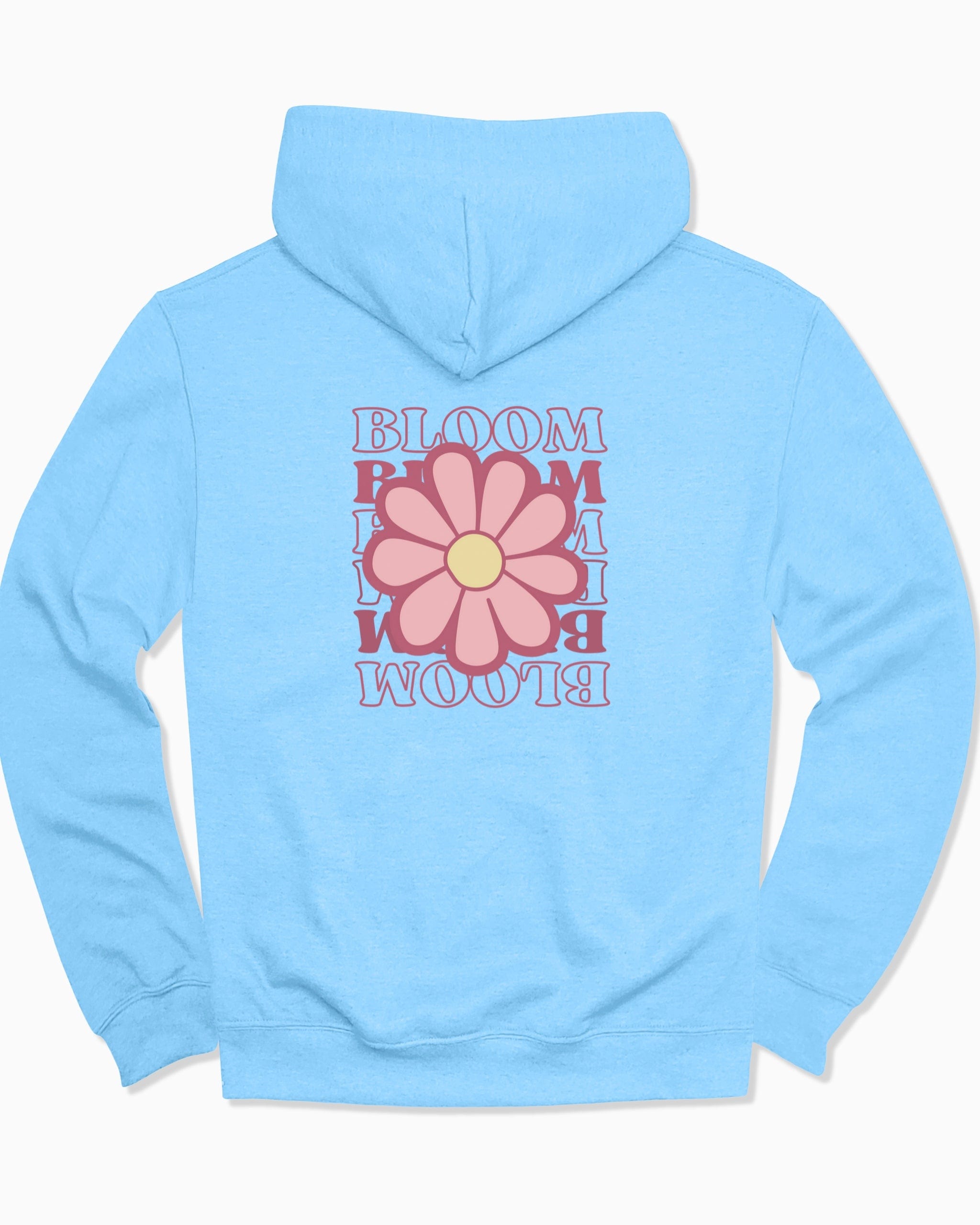 Bloom Daisy Hoodie-Light Blue-Neurodiversity, ADHD & Autism Awareness & Acceptance Hoodie by Daily Bloom