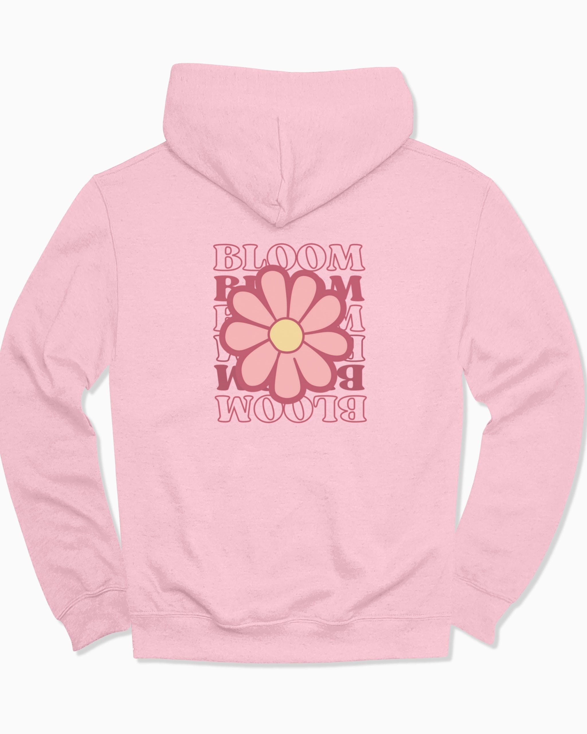 Bloom Daisy Hoodie-Light Pink-Neurodiversity, ADHD & Autism Awareness & Acceptance Hoodie by Daily Bloom