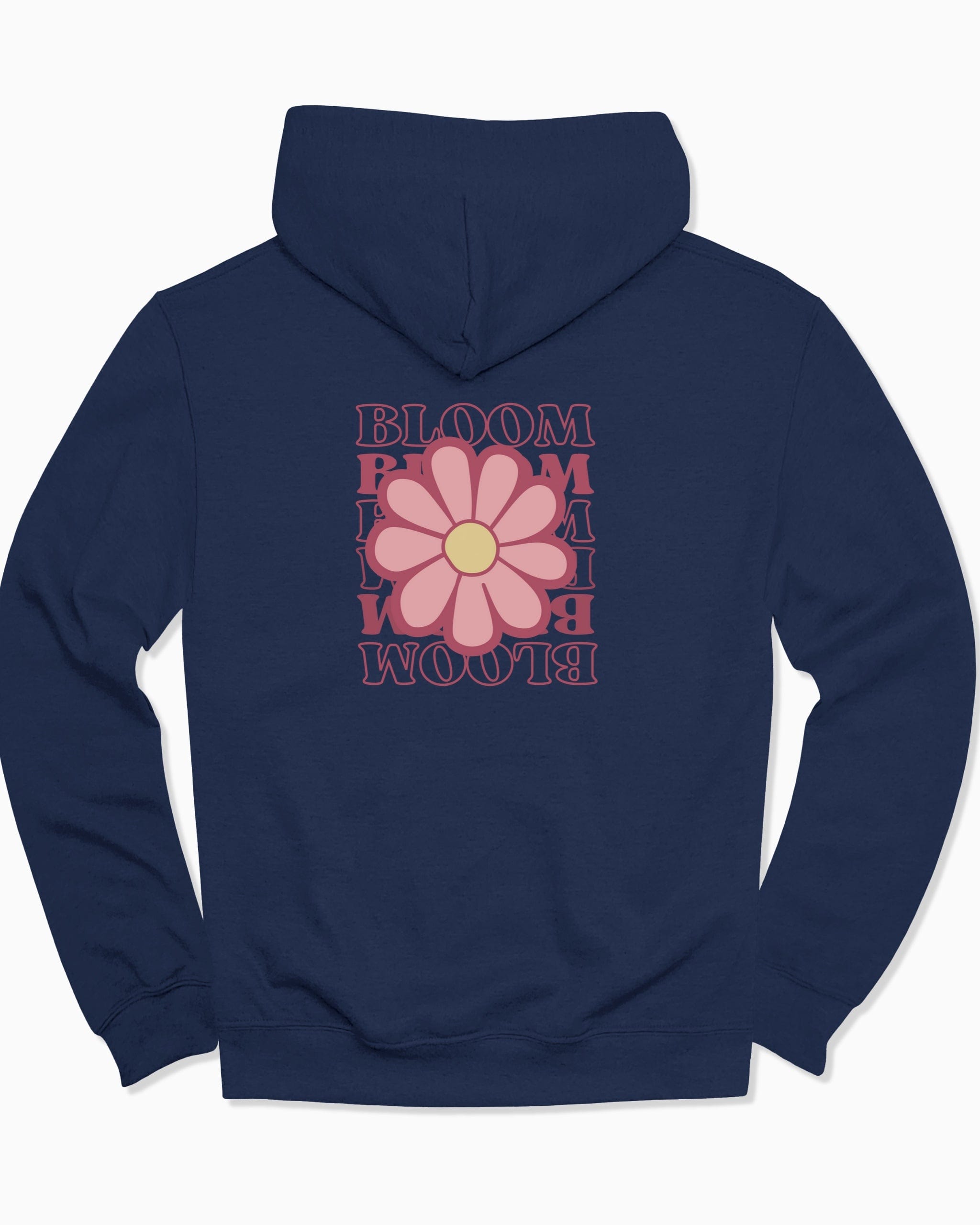 Bloom Daisy Hoodie-Navy-Neurodiversity, ADHD & Autism Awareness & Acceptance Hoodie by Daily Bloom