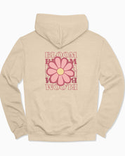 Bloom Daisy Hoodie-Sand-Neurodiversity, ADHD & Autism Awareness & Acceptance Hoodie by Daily Bloom