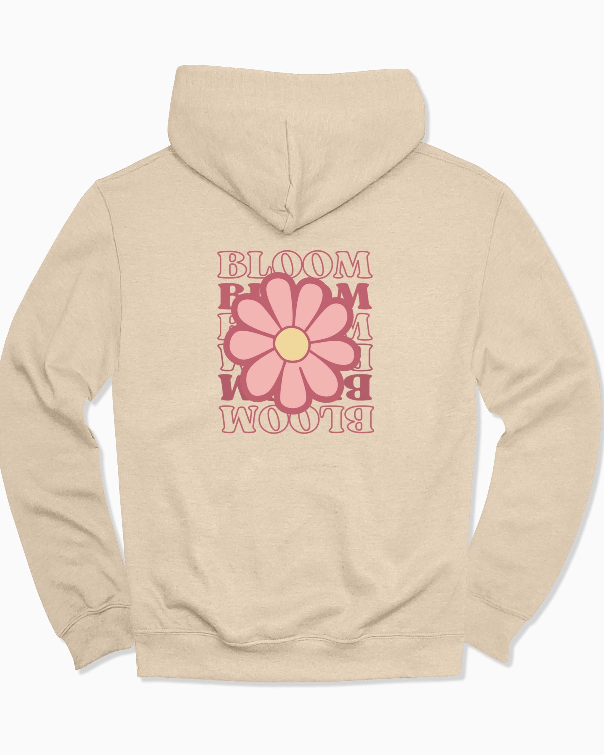 Bloom Daisy Hoodie-Sand-Neurodiversity, ADHD & Autism Awareness & Acceptance Hoodie by Daily Bloom