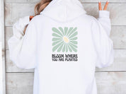 Bloom Where You Are Planted Hoodie-Neurodiversity, ADHD & Autism Awareness & Acceptance Hoodie by Daily Bloom