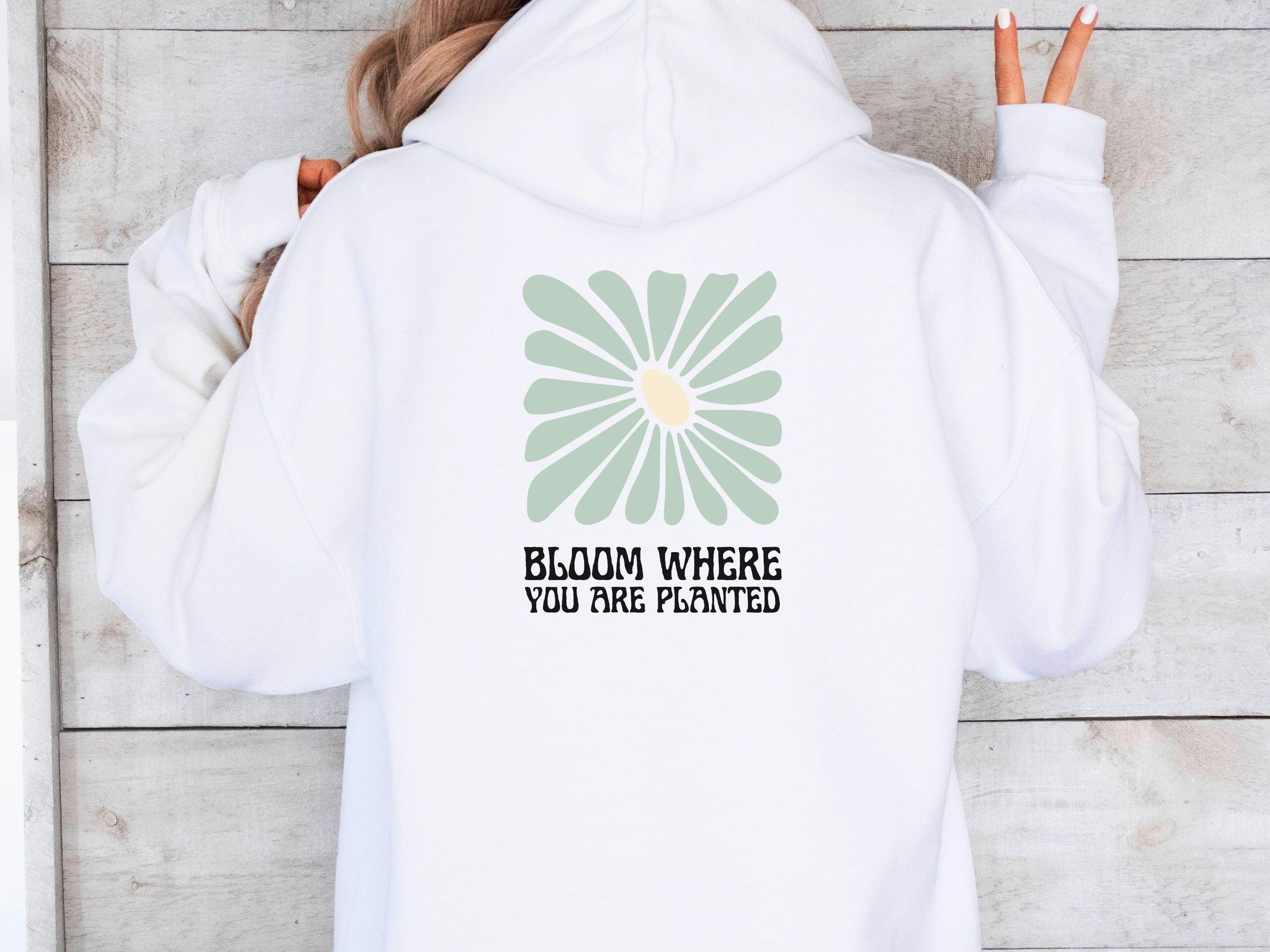 Bloom Where You Are Planted Hoodie-Neurodiversity, ADHD & Autism Awareness & Acceptance Hoodie by Daily Bloom
